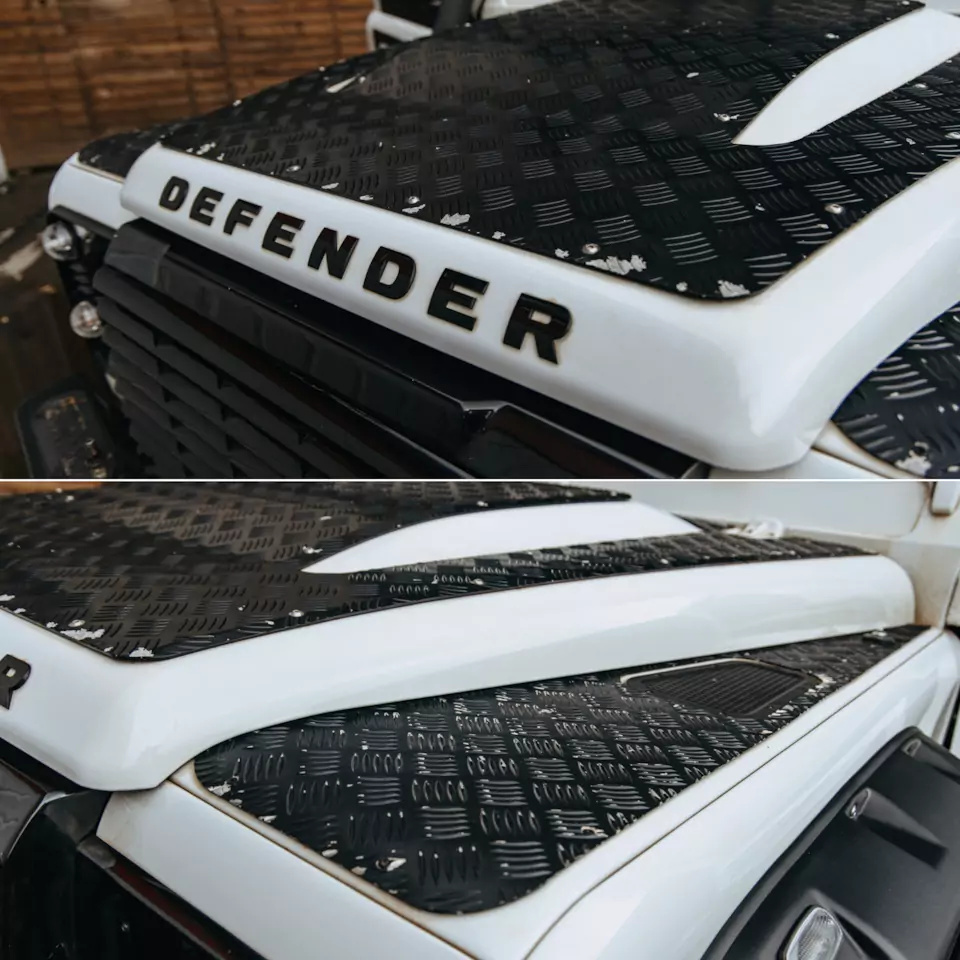 Привели в порядок Land Rover Defender! Заново окрасили элементы, очистили кузов, восстановили световое оборудование и построили новую акустическую систему